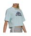 T-shirt Cop Top Bleu Femme Adidas Uforu - S