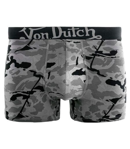 Lot de 2 boxers homme en coton imprimé et uni Concrete Vondutch