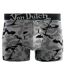 Lot de 2 boxers homme en coton imprimé et uni Concrete Vondutch-3