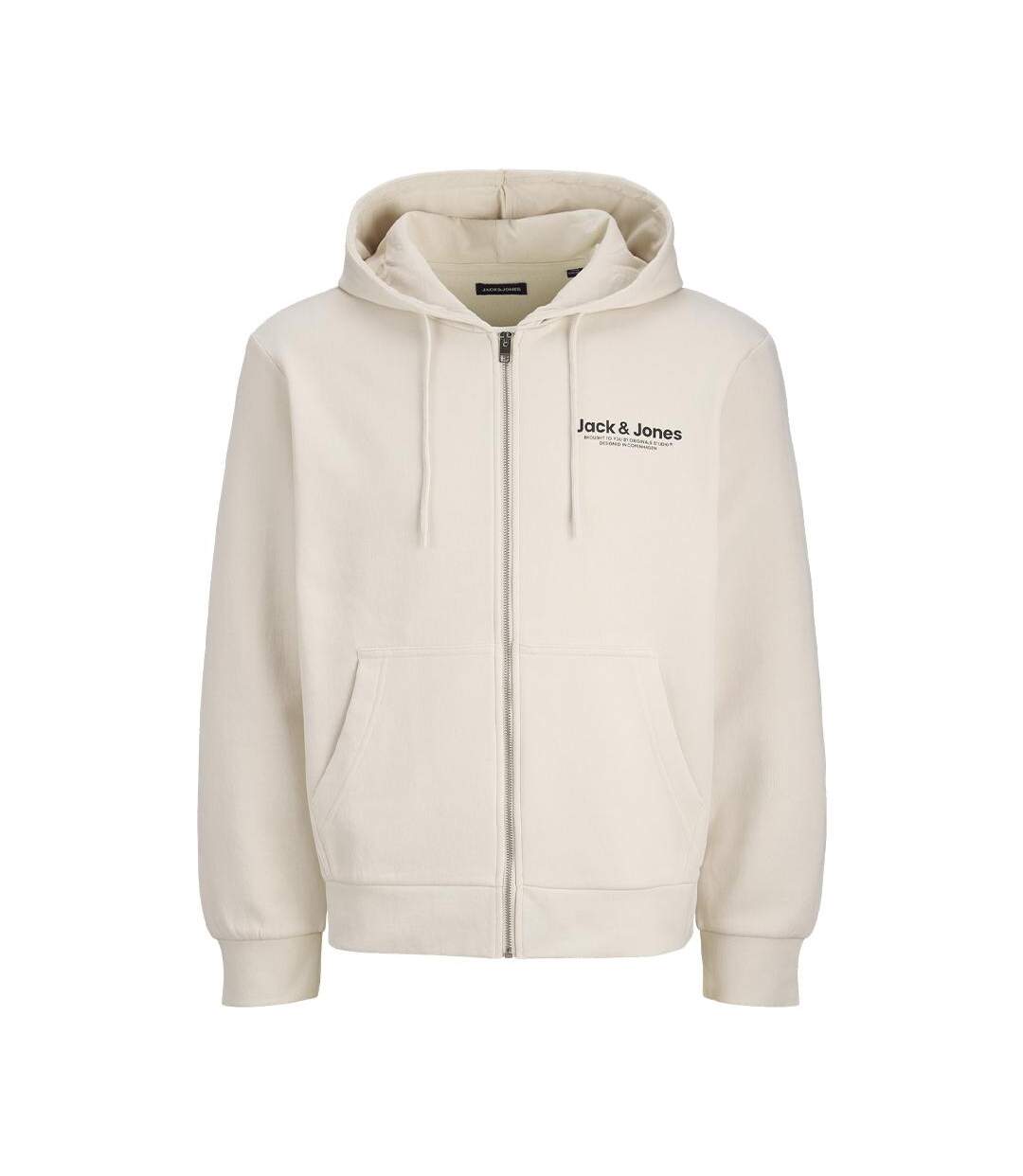 Sweat Zippé Beige Homme Jack & Jones Vesterbro - L-1