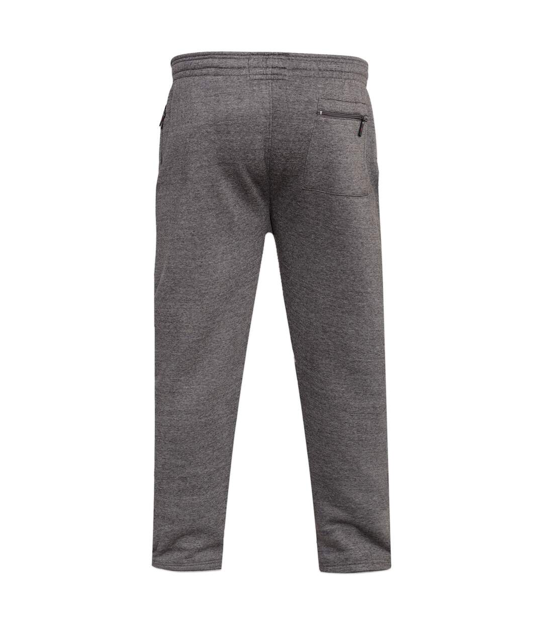 Duke Mens Kingsize Albert Open Hem Jogging Bottoms (Grey) - UTDC134-2