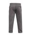 Duke Mens Kingsize Albert Open Hem Jogging Bottoms (Grey) - UTDC134-2