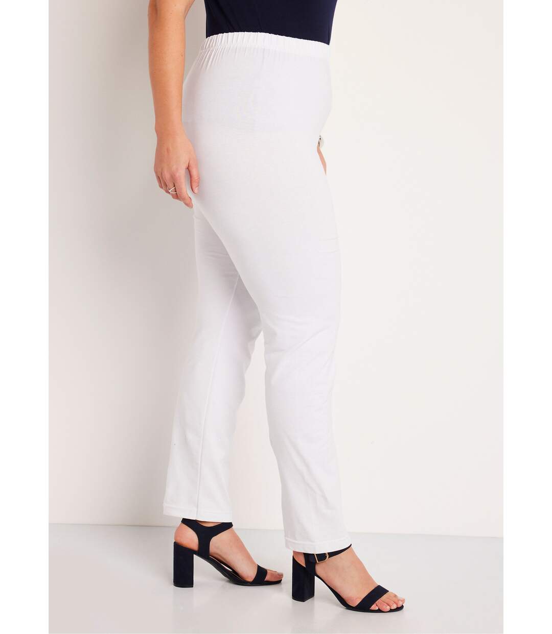 Legging taille élastiquée jersey coton-3