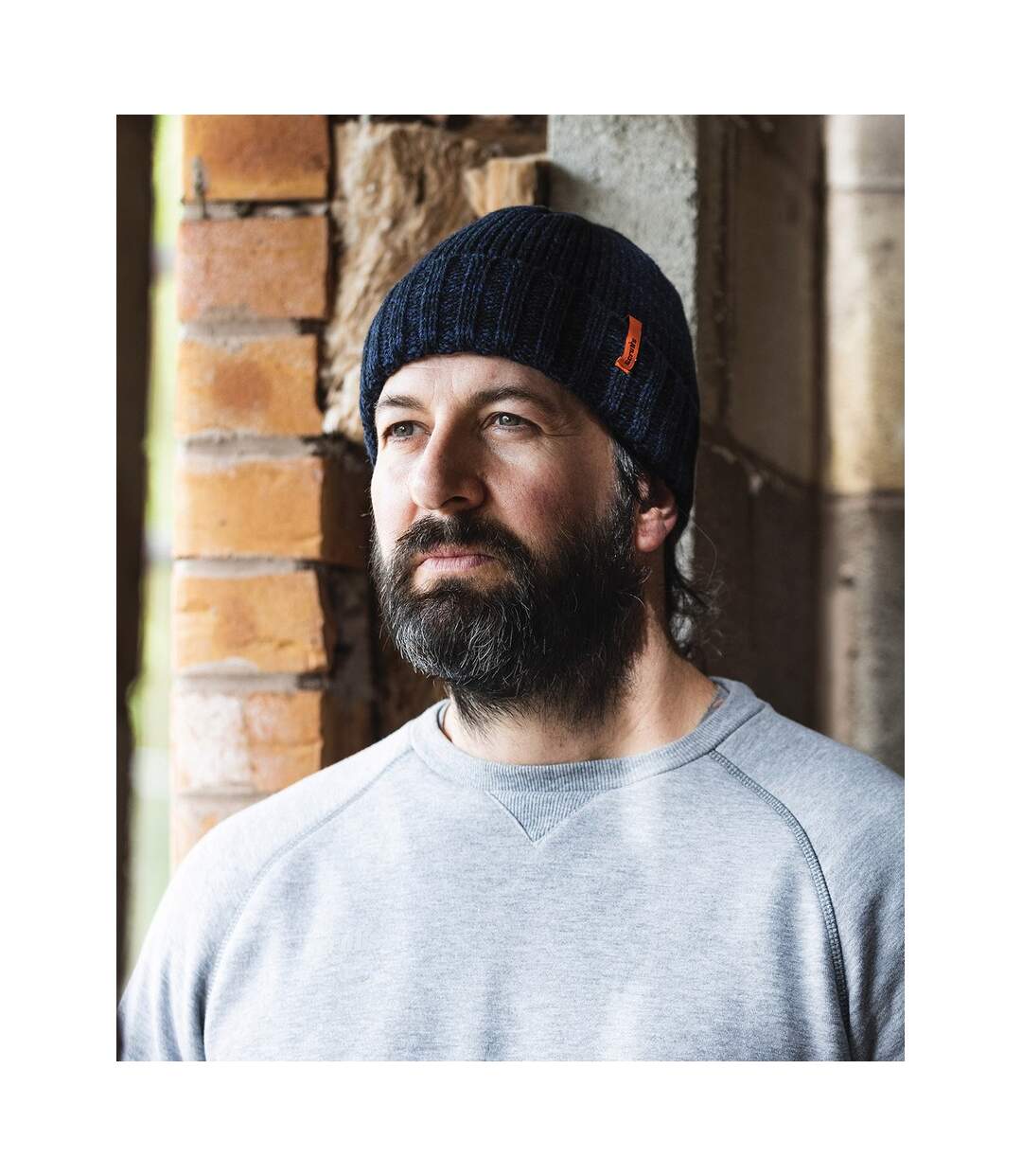 Bonnet trade homme bleu marine / noir Scruffs