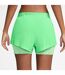 Womens/ladies Fit Swift 2 In 1 Running Shorts Illusion Green Nike-2
