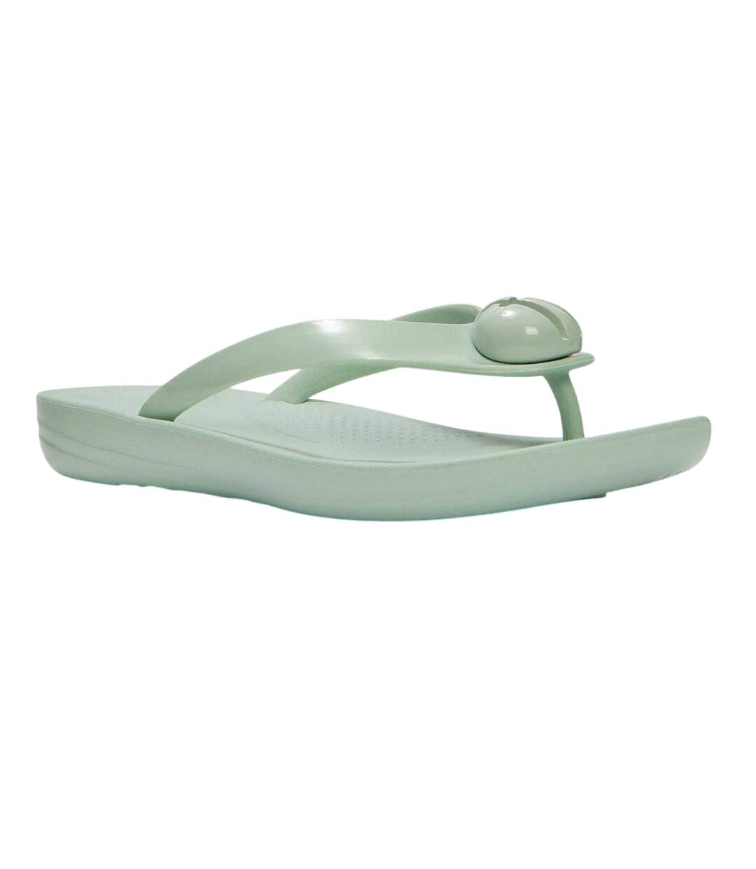 Womens/ladies Platform Flip Flops Mint Green FitFlop-3