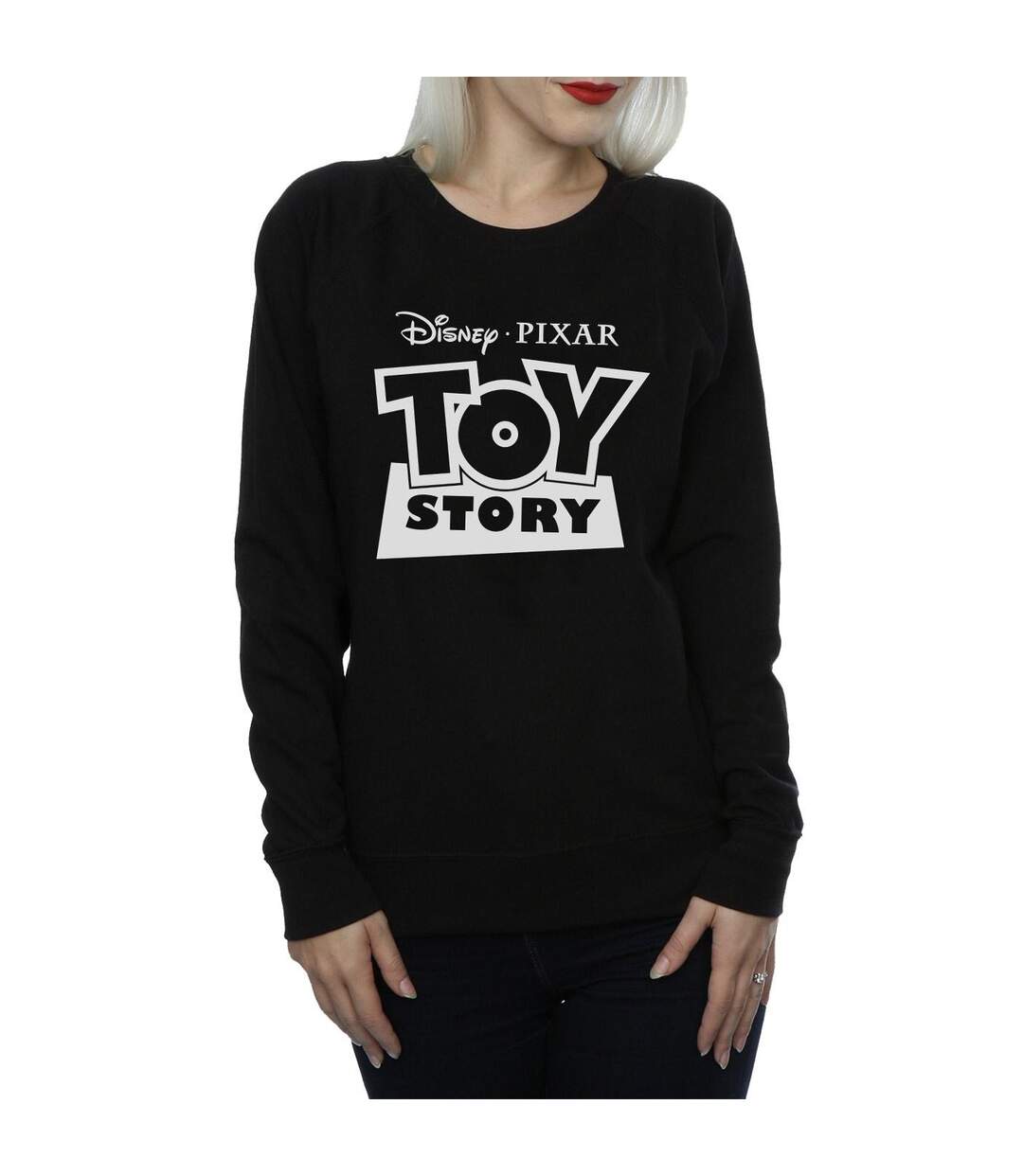 Disney - Sweat TOY STORY LOGO OUTLINE - Femme (Noir) - UTBI12031-3