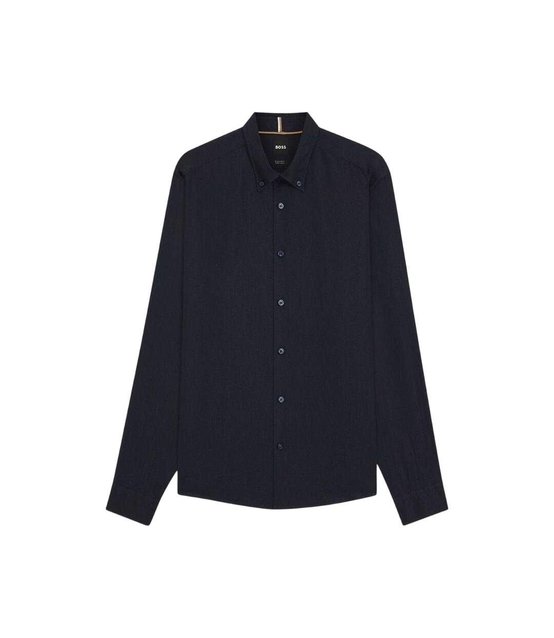 Chemise Manches Longues Liam Homme Bleu Foncé Boss-2