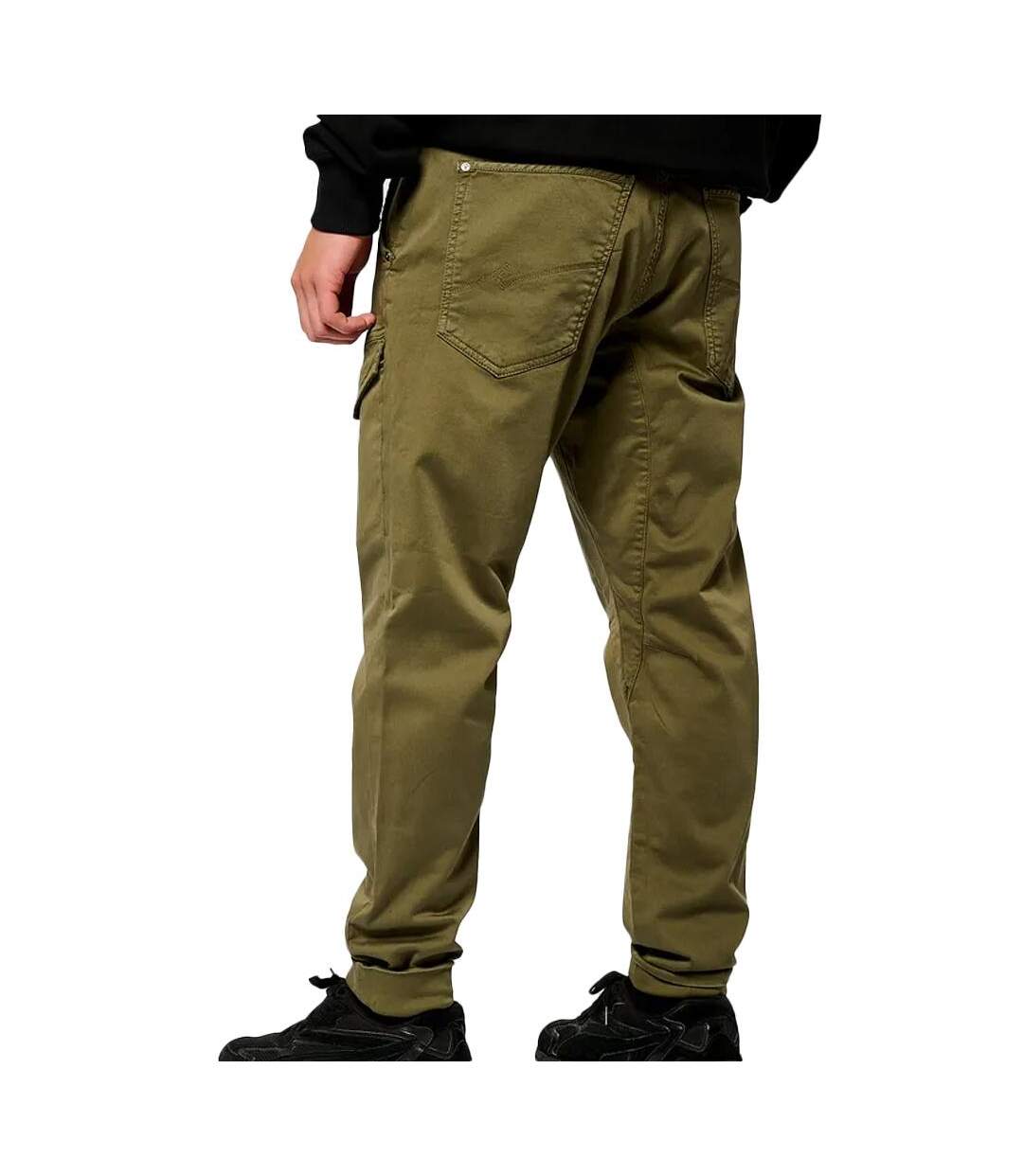 Pantalon toile kaki homme kaporal ronane-2