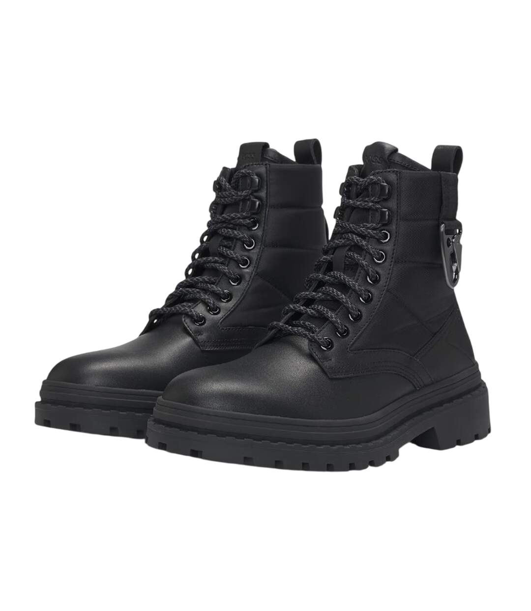 Mens Nebular Halb Ltnyhw Leather Hiking Boots Black Boss-3