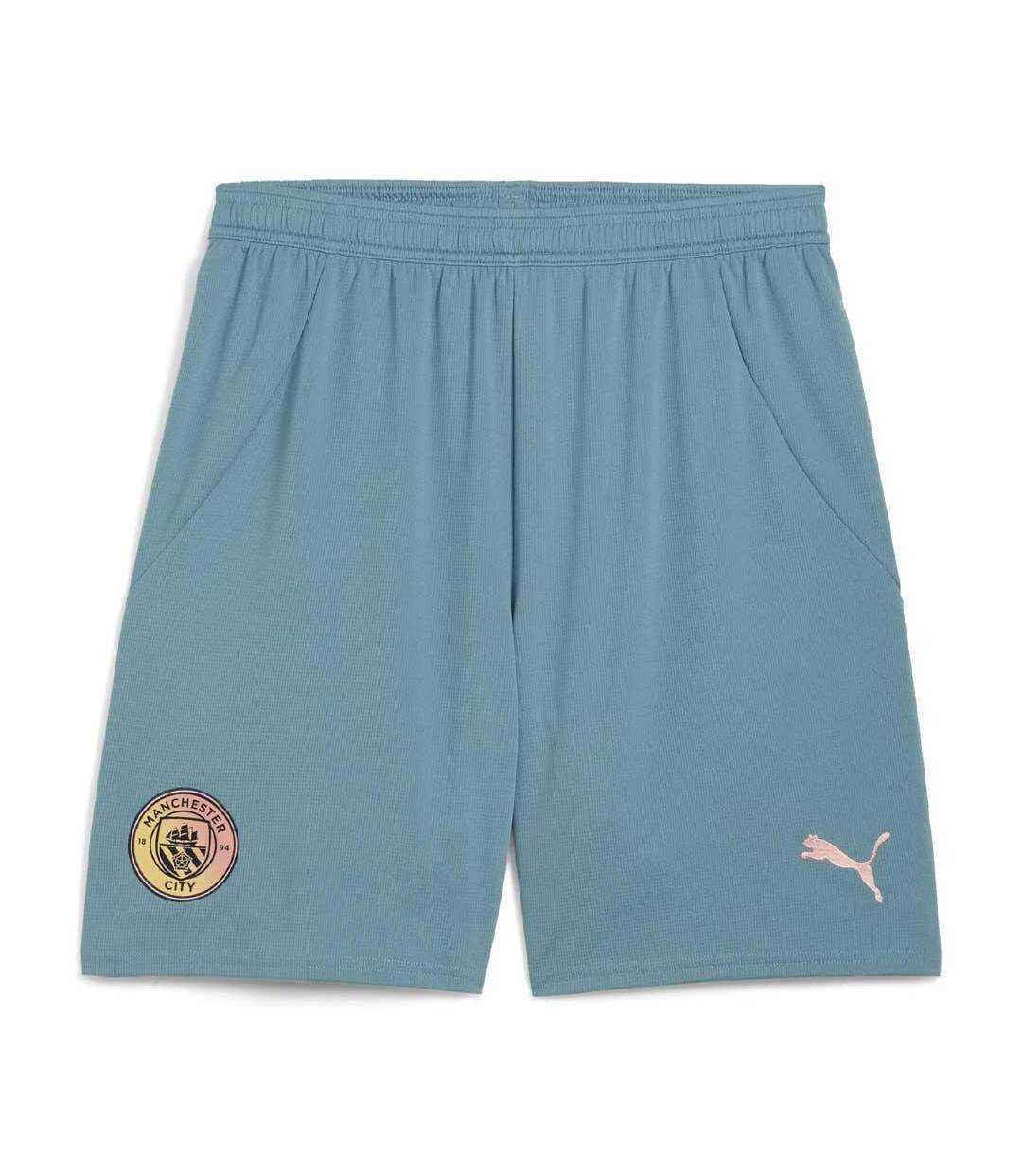 Manchester city short bleu/vert homme puma 2024/25 - l-1