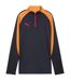 Womens/ladies Training Base Layer Top Navy Orange Puma-2