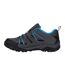 Childrens/kids Horizon Waterproof Walking Shoes Charcoal Blue Gelert-3