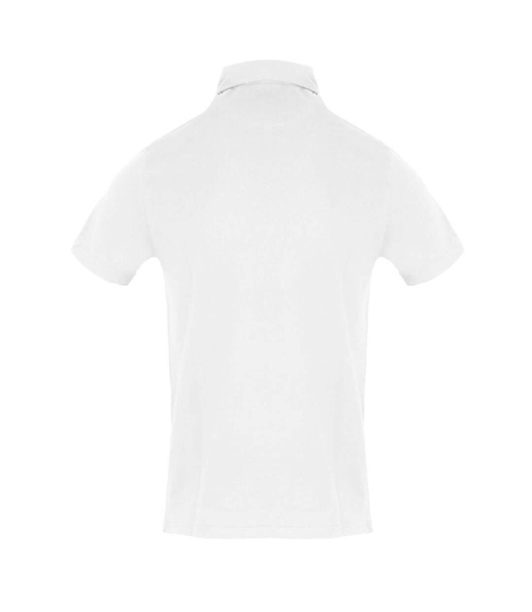 Mens Chest Logo Collared Polo Shirt White Aquascutum-2