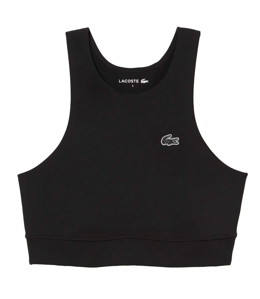 Brassière de sport femme noir Lacoste-1