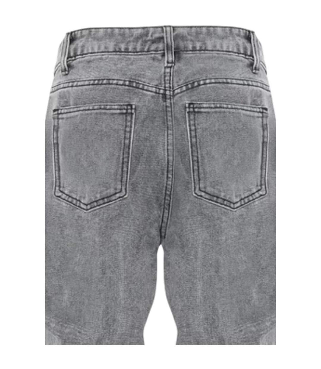 Womens/ladies Ruched Straight Jeans Black I Saw It First-4