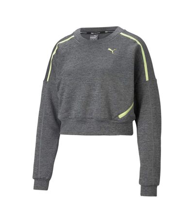 Sweat Gris/Jaune Femme Puma Train - L