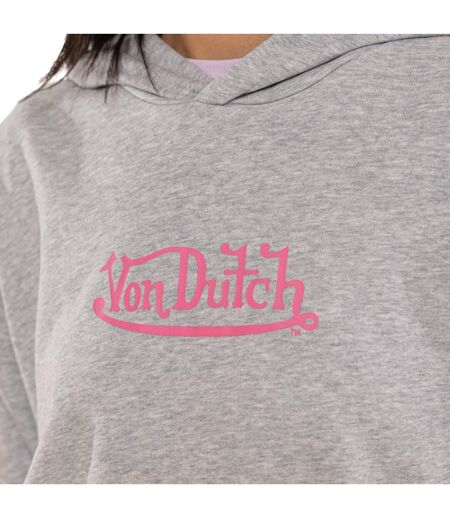 Sweat à capuche femme fr. terry 280GSM touché pêche print devant Lova Vondutch