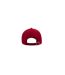 Lot de 2  casquettes en coton épais adulte bordeaux Atlantis