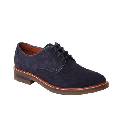 Mens mawley suede derby shoes navy Base London