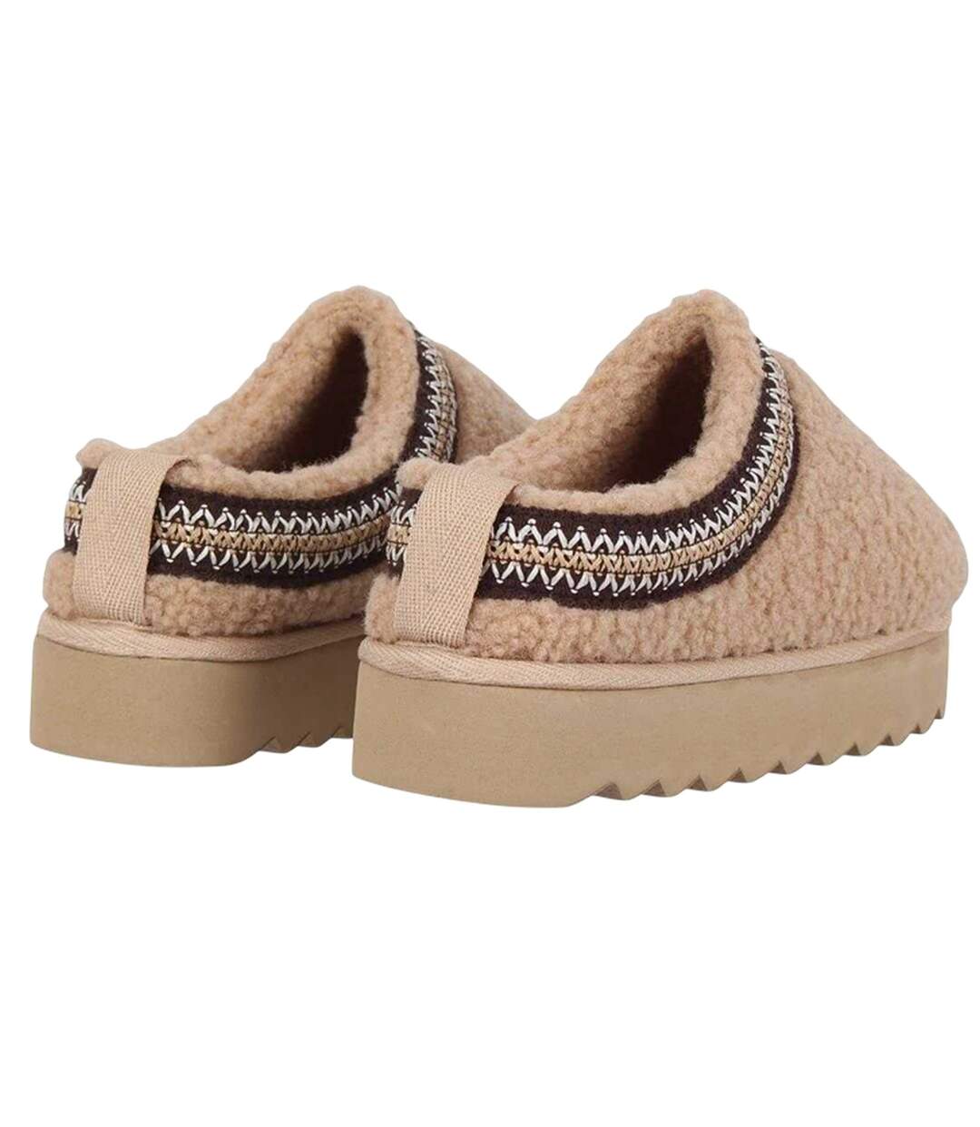Chaussons Mules Femme Beige SoulCal-2