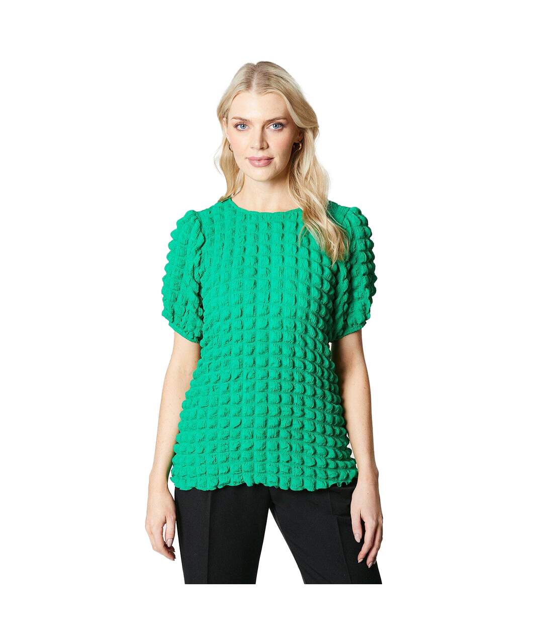 T-shirt femme vert Principles-1