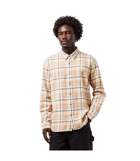 Mens Checked Casual Button-down Shirt Angora Timberland