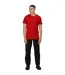 Mens Cotton Soft Touch T-shirt Classic Red Regatta Professional-2