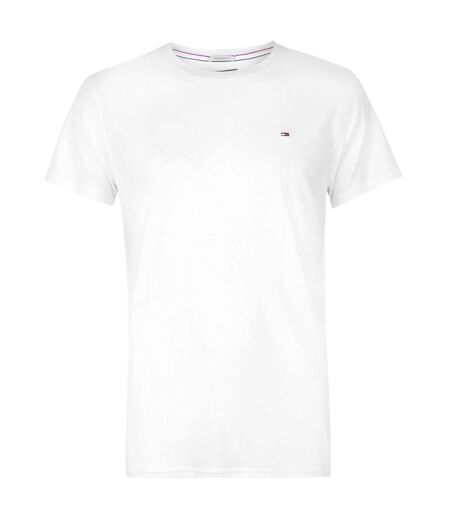 T-shirt Motif/style Logo Brodé Homme Blanc Tommy Jeans