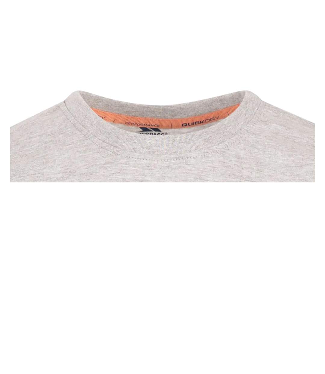 T-shirt Lagoon Homme Gris Chiné Trespass-4