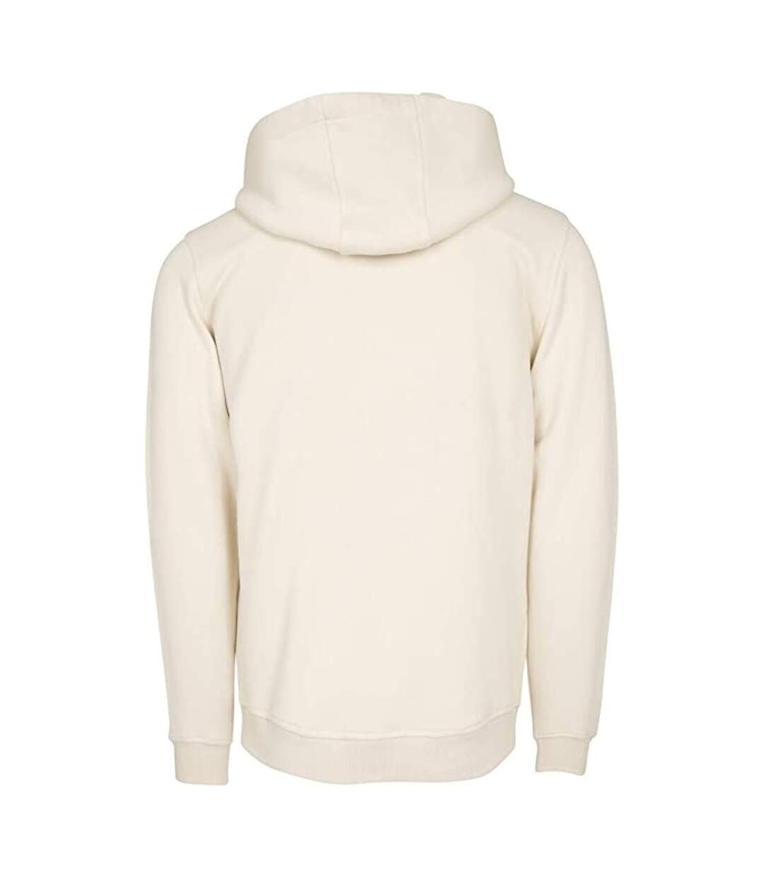 Mens Heavyweight Hoodie Sand Build Your Brand-2