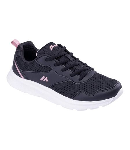 Baskets Derun Femme Noir Rose Clair Martes Essential