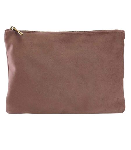 Plain Velvet Pouch L Rose Quartz Bagbase