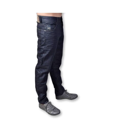 jean homme slim fit couleur bleu brut - 5 poches - Taille basse