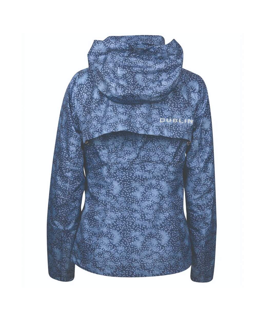 Womens/ladies cortina printed waterproof jacket blueberry/navy Dublin