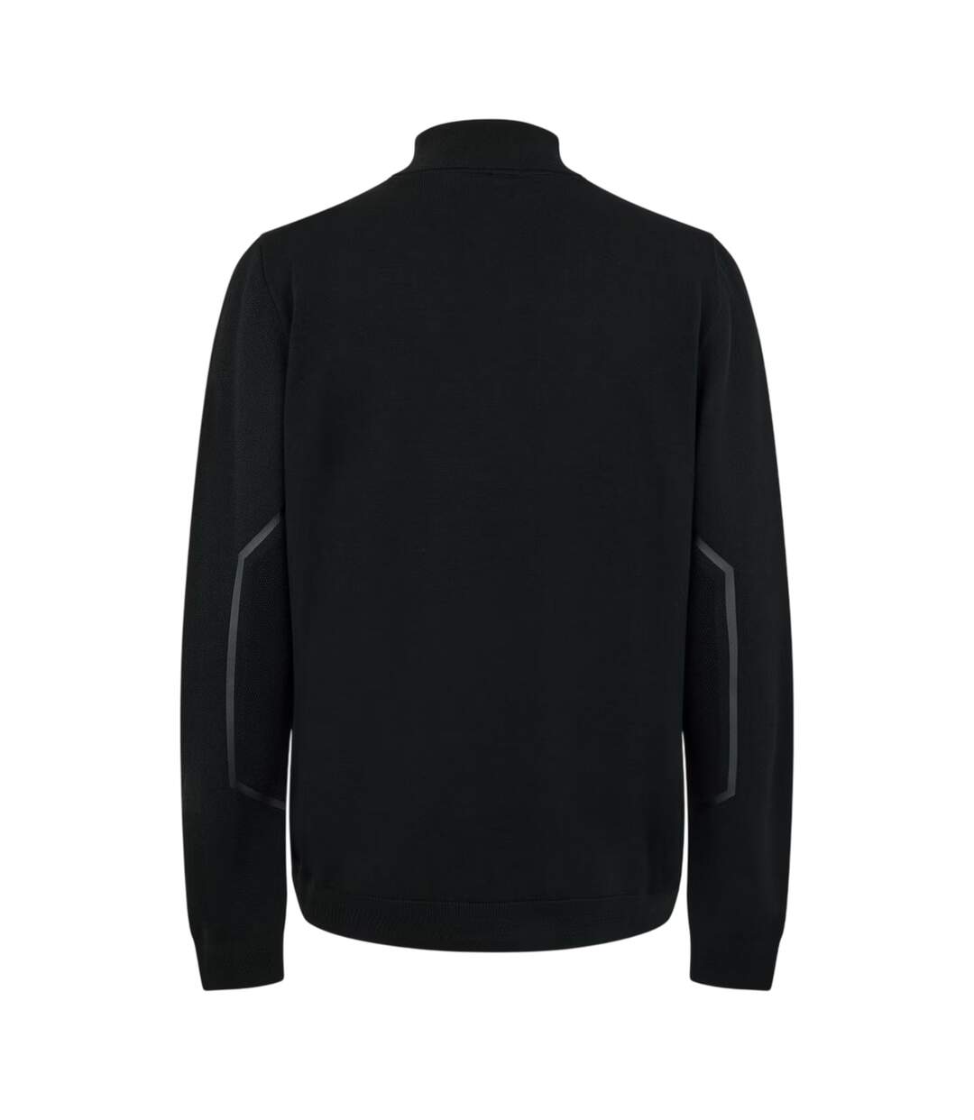 Mens Zhine Regular Long-sleeved Jumper Black Boss-3