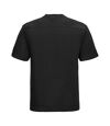 Russell Europe Mens Workwear Short Sleeve Cotton T-Shirt (Black)