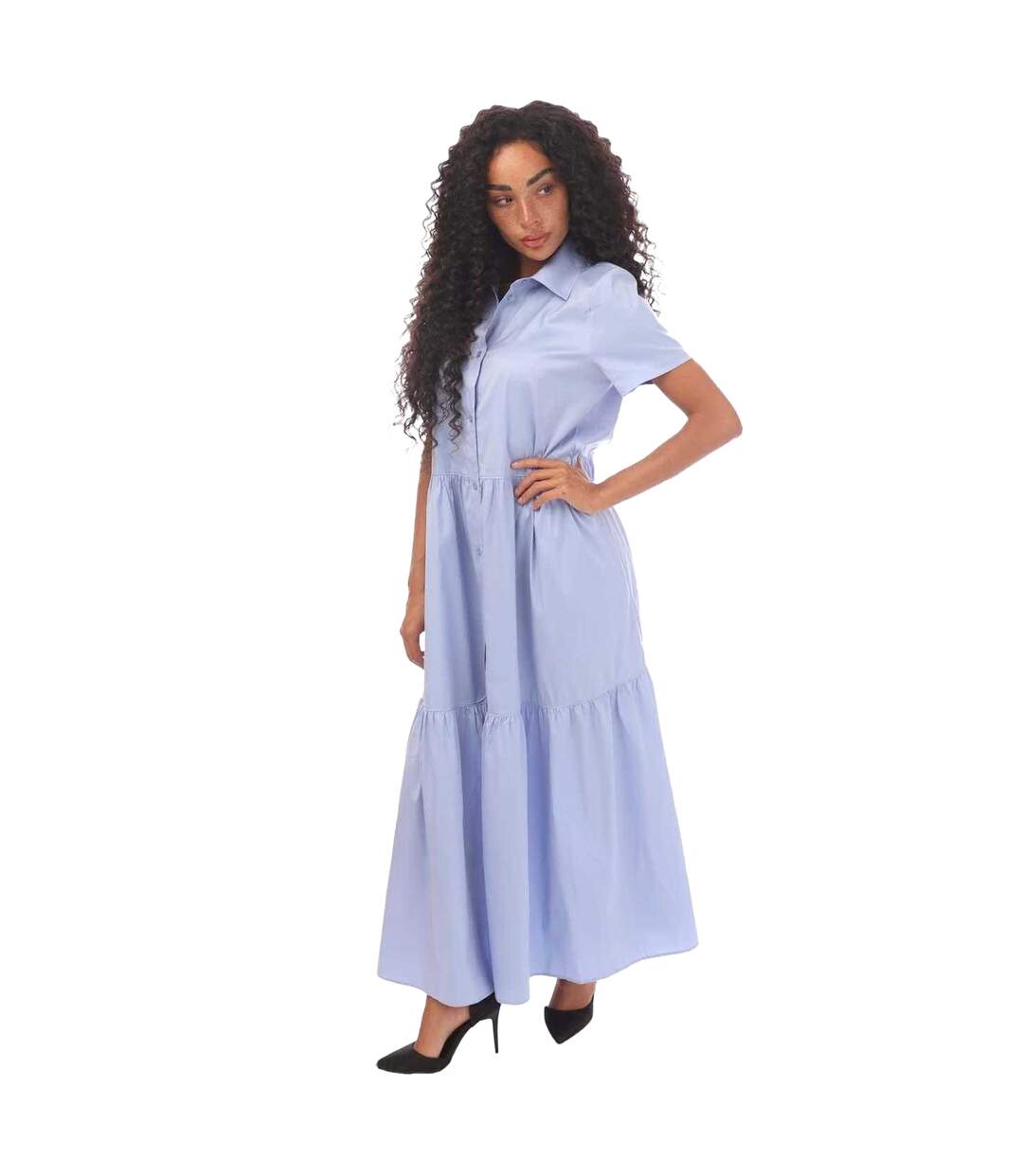 Robe Chemisier Kennish Femme Bleu Hugo-1