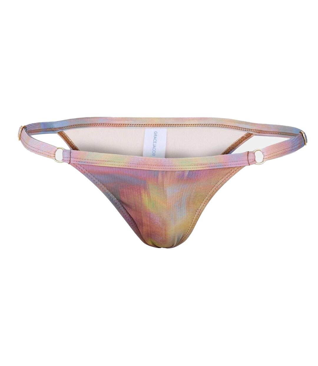 Womens/ladies Low Rise Brazilian Briefs Multicoloured Grace Jacob-3
