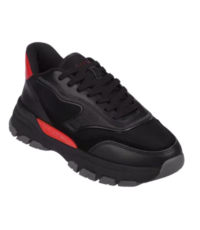 Baskets Pacific 2.0 Homme Noir Rouge Lavair