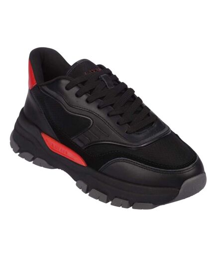 Baskets Pacific 2.0 Homme Noir Rouge Lavair
