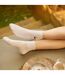 3 Pack Ladies Ribbed Anklet Socks with Frill Welt - Soft Stylish Everyday Fit-3