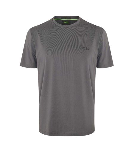 T-shirt Motif/style Logo Competition Homme Gris Boss