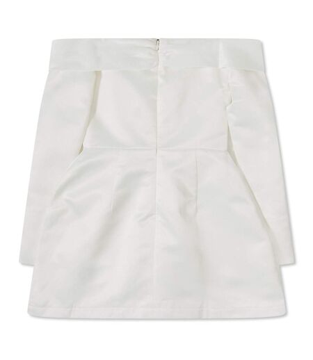 Robe Courte Femme Blanc Odd Muse