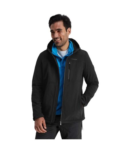 TOG24 Mens Truro Softshell Hooded Jacket (Noir) - UTTG222