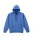 Mens Midweight Soft Touch Hoodie Carolina Blue Gildan-1