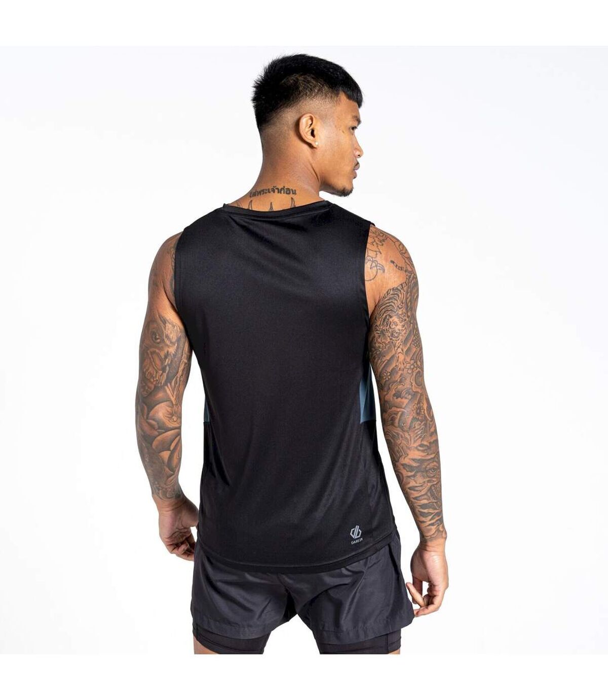 Dare 2B Mens Realist Recycled Lightweight Undershirt (Black)