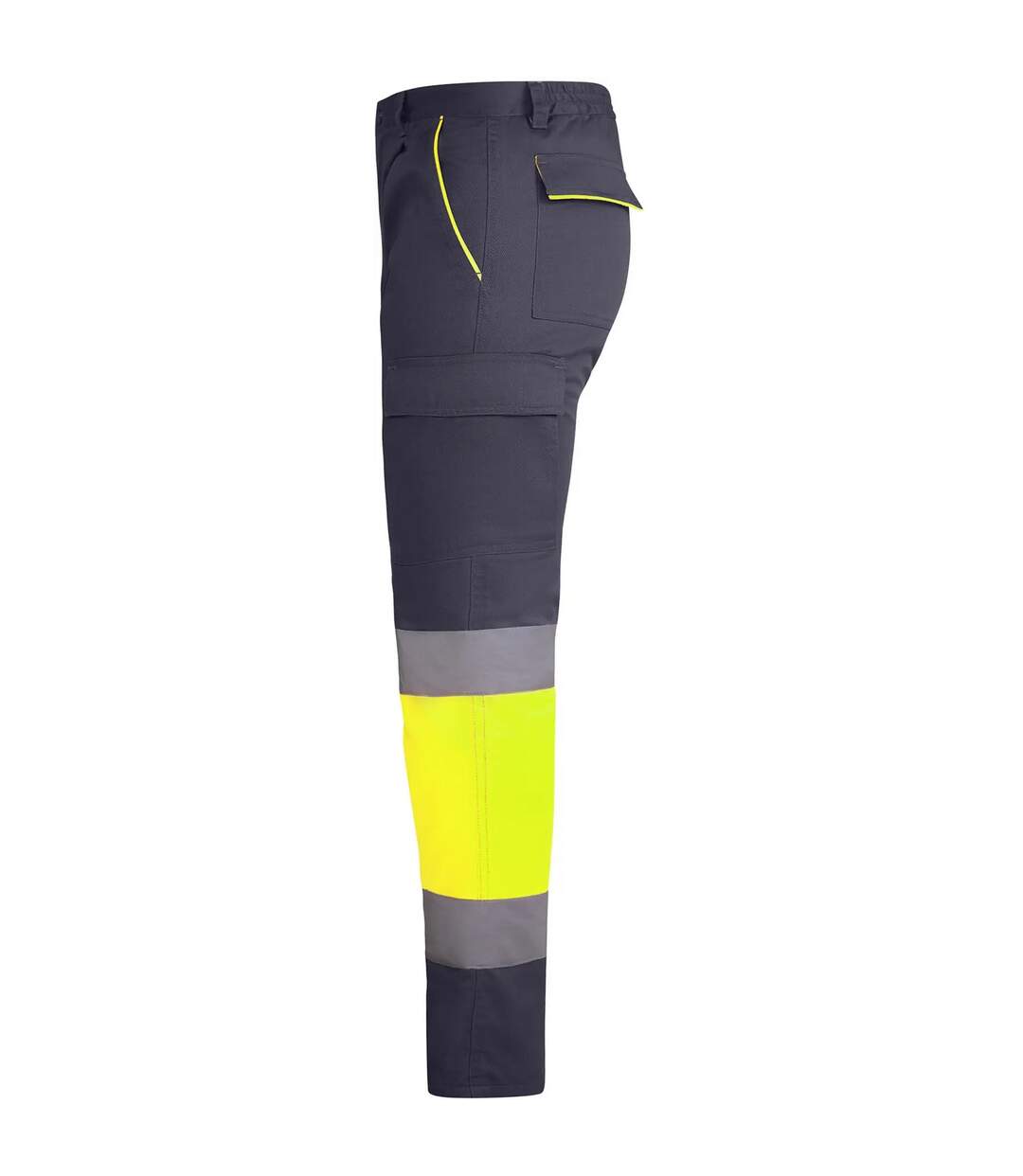 Pantalon Enix Homme Plomb Jaune Fluo Roly Workwear-3