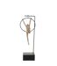 Gymnaste Cerceau sur Socle Beta 48cm Beige & Noir-3