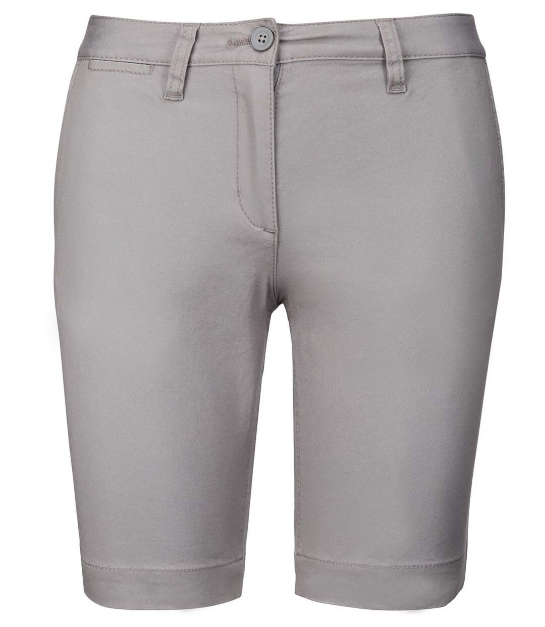 Bermuda chino femme - K751 - gris clair